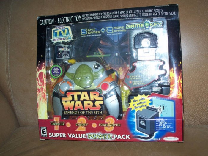 JAKKS Pacific Star Wars Revenge Sith Yoda Plug & Play