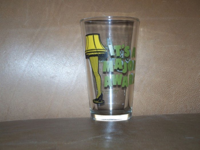 A Christmas Story Leg Lamp Major Award Glass Cup