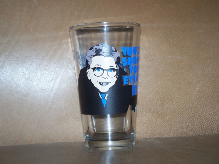 Christmas Story You'll Shoot Your Eye Out Glass Cup