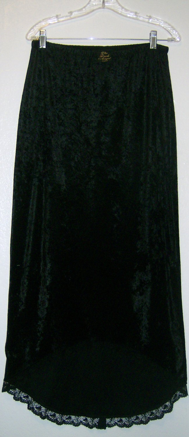 Black Velvet Spider Skirt and Top By The Dark Angel