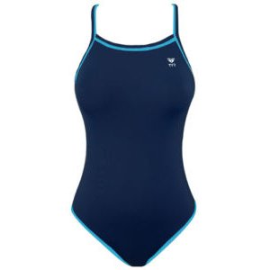 TYR Double Binding Reversible Swimsuit (Baby Blue & Navy) Size: 30