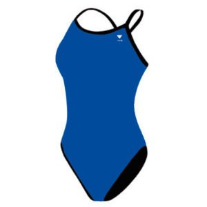TYR Reversible Women Swimsuit Diamondback (Blue/Black) Size: 30