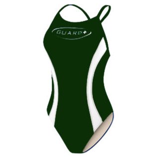 TYR Guard Swimsuit Women Splice Diamondback (Green & White) Size: 30