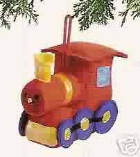 Russ Berrie Santa's Toyland Christmas Ornament - Plush Locomotive FREE USA SHIPPING