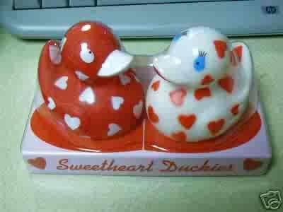 Set of 2 Sweetheart Rubber Duckies FREE USA SHIPPING!