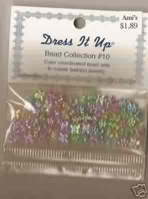 Dress It Up Bead Collection #10 - Acrylic Flowers & Butterflies FREE USA SHIPPING!