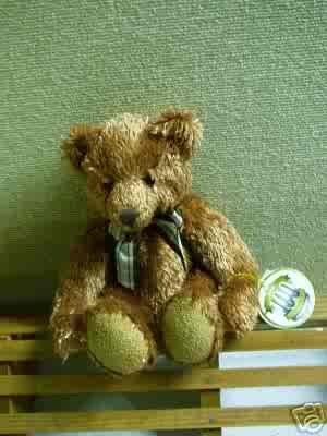 Russ Berrie 100th Anniversary Teddy Bear - Peony FREE USA SHIPPING!