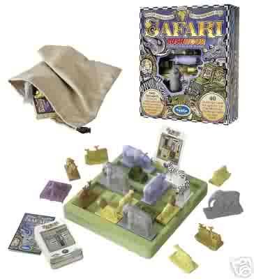 Safari Rush Hour Solitaire Logic Brainteaser Game by Thinkfun - SOLD OUT