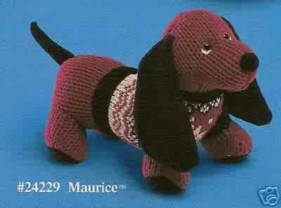 Russ Berrie Debonair Dogs Collection - Maurice Dachshund Small