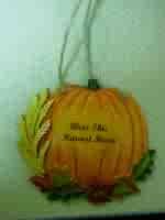 Russ Berrie Autumn Harvest Collection Wall Plaque - Pumpkin FREE USA SHIPPING!!
