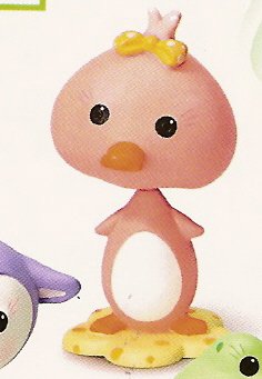 Russ Berrie Welcome Friends Springtime Pink Duck - FREE USA SHIPPING!