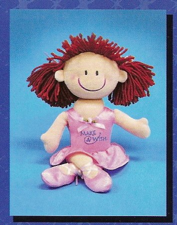 Russ Make A Wish Ballerina Velour Doll FREE USA SHIPPING!