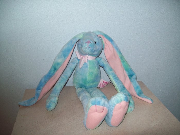 Russ Berrie Easter & Spring - Kimbo the Long Earred Bunny - Blue Green Parfait FREE USA SHIPPING!
