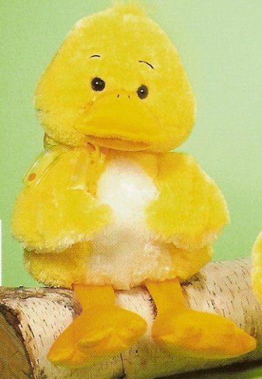 Russ Berrie Easter & Spring Sunflower Plush Duck Medium 16" - FREE USA SHIPPING!