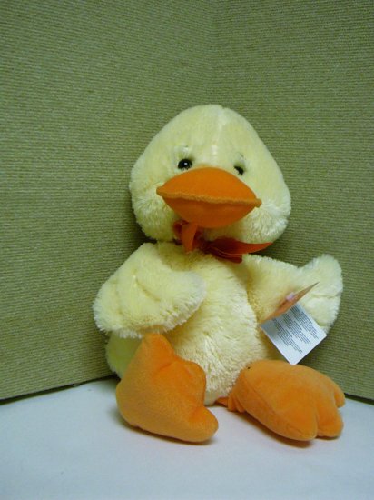 Russ Berrie Small Wade Plush Duck - 10" - FREE USA SHIPPING!