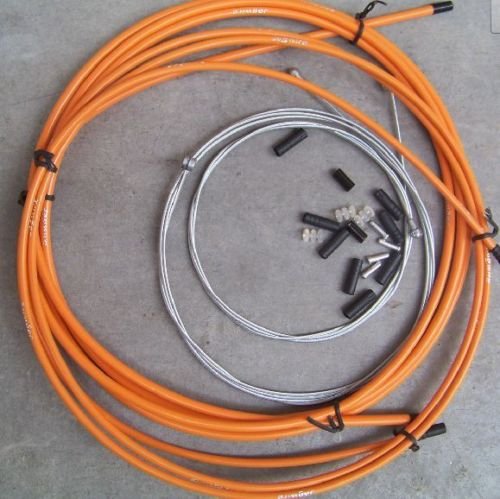 BICYCLE JAGWIRE HOUSING CABLE COMPLETE KIT ORANGE SRAM AVID SHIMANO