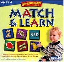 Match and Learn Shapes Colors Numbers Superstart Education Ages 3-6 PC-CD Win XP/ Mac