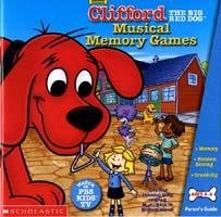 Clifford Musical Memory Games PC-CD Ages 4-6 Win XP/ Mac