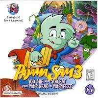 Pajama Sam 3 You Are What You Eat PC-CD Adventure Ages 3-8 Win XP/ Mac