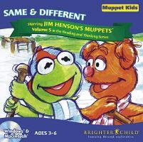 Muppet Kids Vol 5 Same And Different Age 3-6 Win 95/98/ Mac