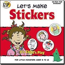 Lets Make Stickers Graphics CD Ages 6-13 (Vista) - 35299