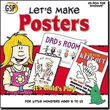 Lets Make Posters Graphics CD Ages 6-13 (Vista) - 35298