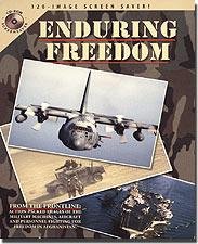 Enduring Freedom Video Screensaver 120+ Images Military Combat Aircraft Ordinance Ships - 31248