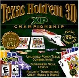Texas Holdem 3D XP Poker Championship PC-CD Win XP