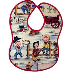 Vintage Kid's Lil Cowpokes Bib