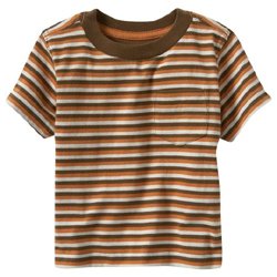Old Navy's Pocket Tee - Pumpkin Stripe