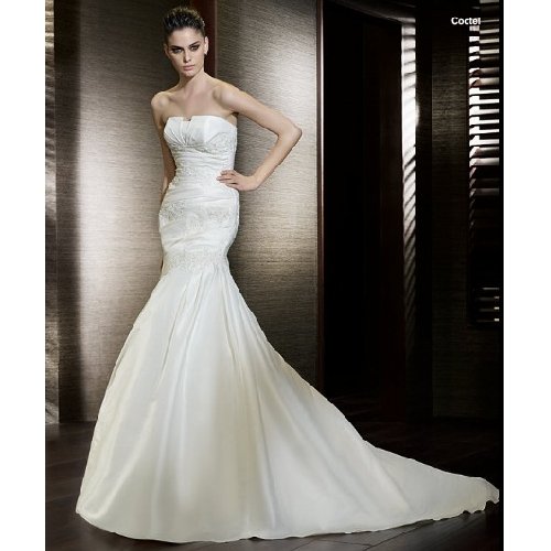 Gorgeous Strapless Mermaid Style Wedding Dress DS0001
