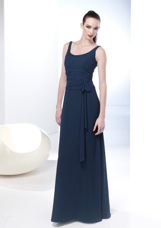 Scoop Neckline Sleeveless V-neck Wedding Dress AI0046