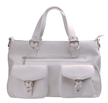Alexandra Jordan Multi-Pocket Leather Satchel