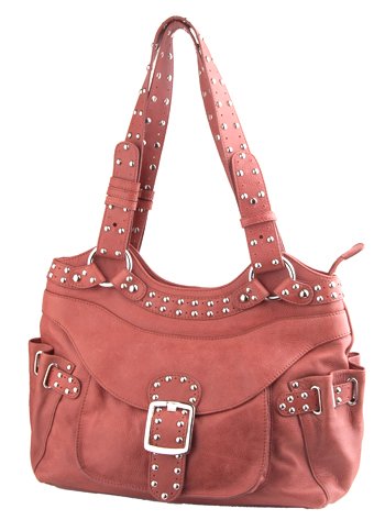 Alexandra Jordan Rouge Leather Shoulder Bag