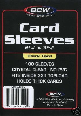 500 NEW BASEBALL / TRADING CARD THICK CARD SLEEVES
