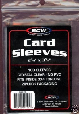 600 NEW BCW FOOTBALL / TRANDING CARD SOFT SLEEVES