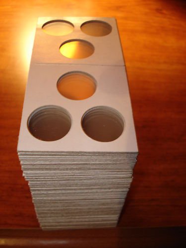 100 - 3 - HOLE 2X2 COIN HOLDERS FLIPS FOR CENT - PENNY
