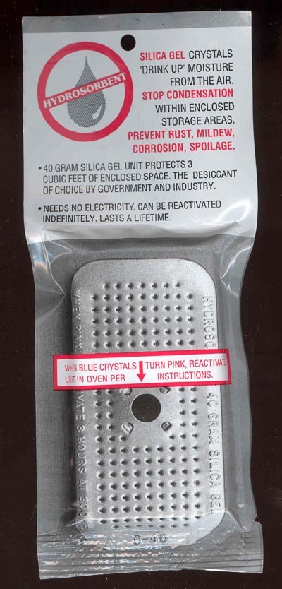 1 Desiccant Silica Gel 40 Gram For Coins & Currency New