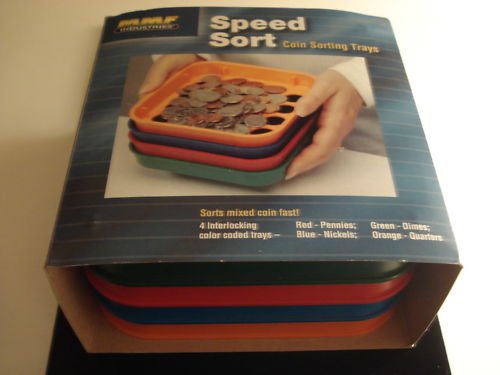 Speed Sort - Coin Sorting Trays For - 1c-5c-10c 25c New