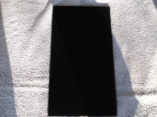 Jeweler's Pad Standard 14x7 1/2 Black Velvet 4 Coins