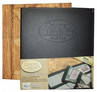 Whitman Premium Leather Album for Graded Notes PMG Bill