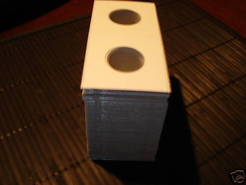 100 QUARTER 2x2 cardboard coin holders flips New