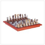 AFRICAN ANIMAL CHESS SET