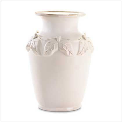 WHITE PORCELAIN URN Retail: $49.95