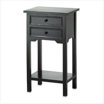 BLACK TELEPHONE TABLE Retail: $99.95