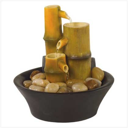 ZEN BAMBOO TABLETOP FOUNTAIN Retail: $24.95
