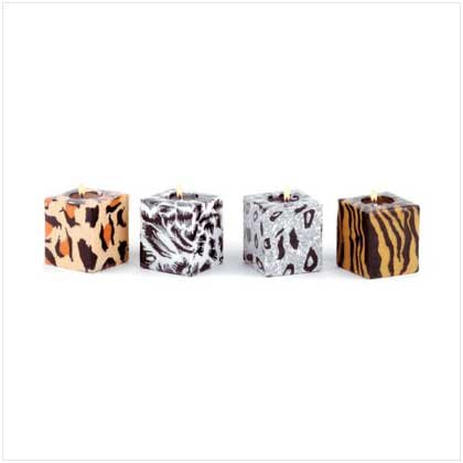 SAFARI CUBE CANDLE SET Retail: $ 12.95