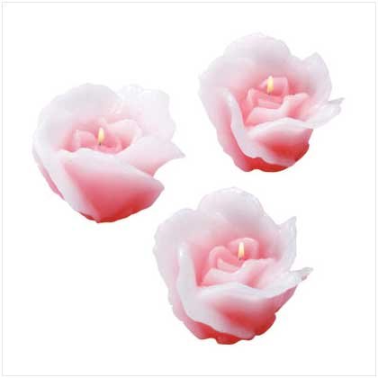 FLOATING ROSE CANDLES Retail: $4.00