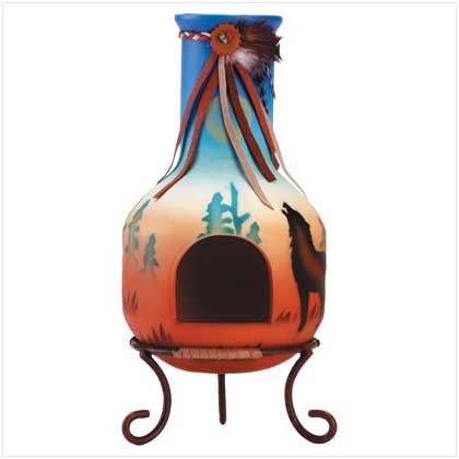 CHIMENEA CANDLEHOLDER RETAIL: $24.95