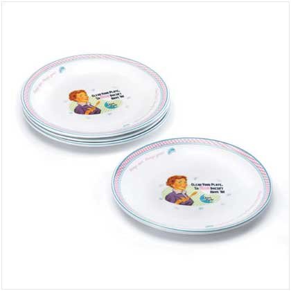 MOM'S KITCHEN DINNER PLATES Retail: $39.95